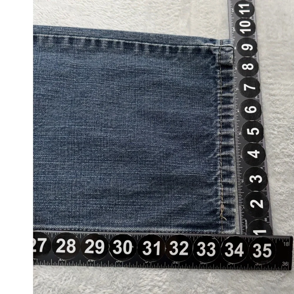 Levis 514 Jeans Mens 34x34 Blue Denim Slim Straight Leg Medium Wash Workwear